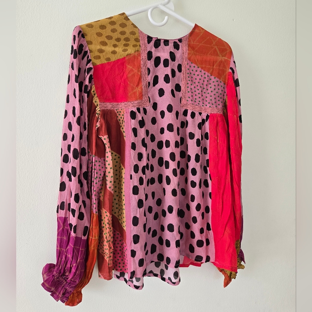 NWOT Anthropologie Blank London Blouse Size Small